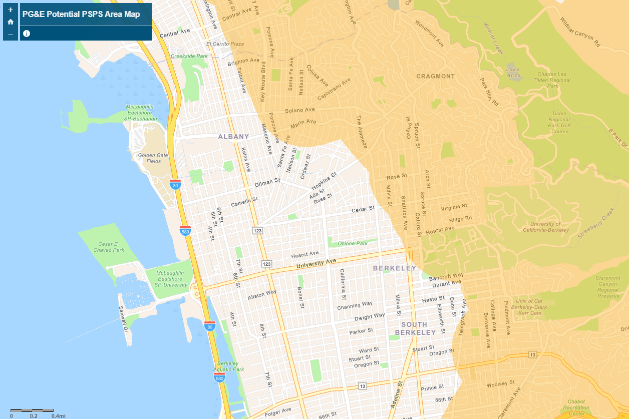 New PSPS Event to Impact Berkeley Residents