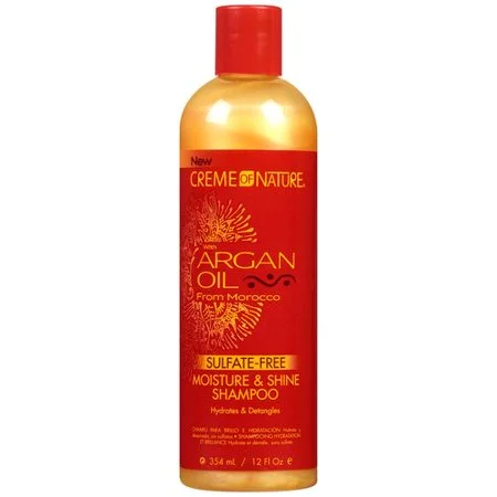 Creme Of Nature with Argan Oil Moisture & Shine Hair Shampoo house of hair best cream of nature shining shampoo