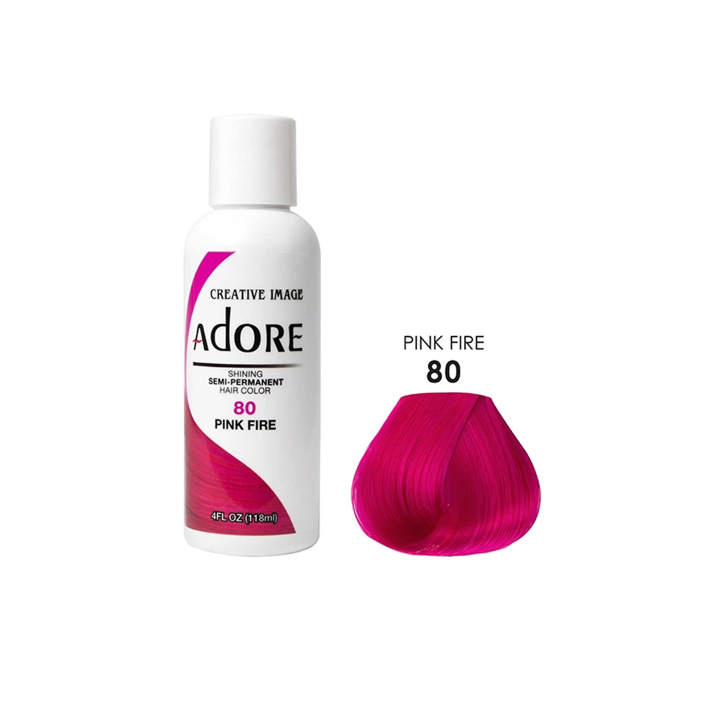 Adore Creative Image Semi-Permanent Hair Color house of hair 80 pink fire