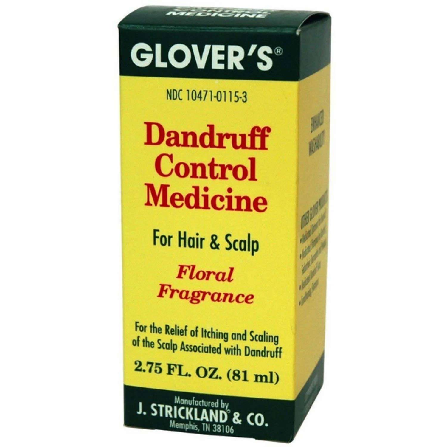 Glover's Hair Dandruff Control Medicine Floral Fragrance house of hair glovers dandruff
