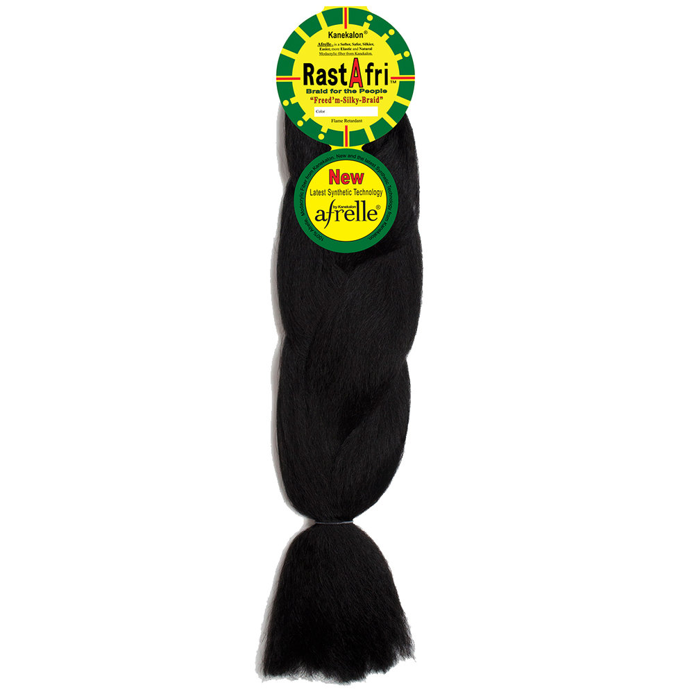 RastAfri Silky Braiding Hair extension house of hair la natural black