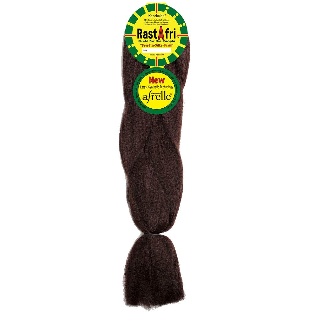 RastAfri Silky Braiding Hair Crochet Hair Extension house of hair la brown red