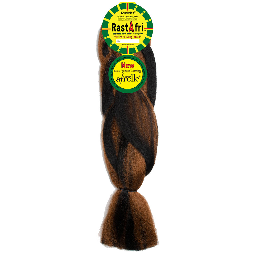 brown house of hair la RastAfri Silky Braiding Hair extension  highlights ombre