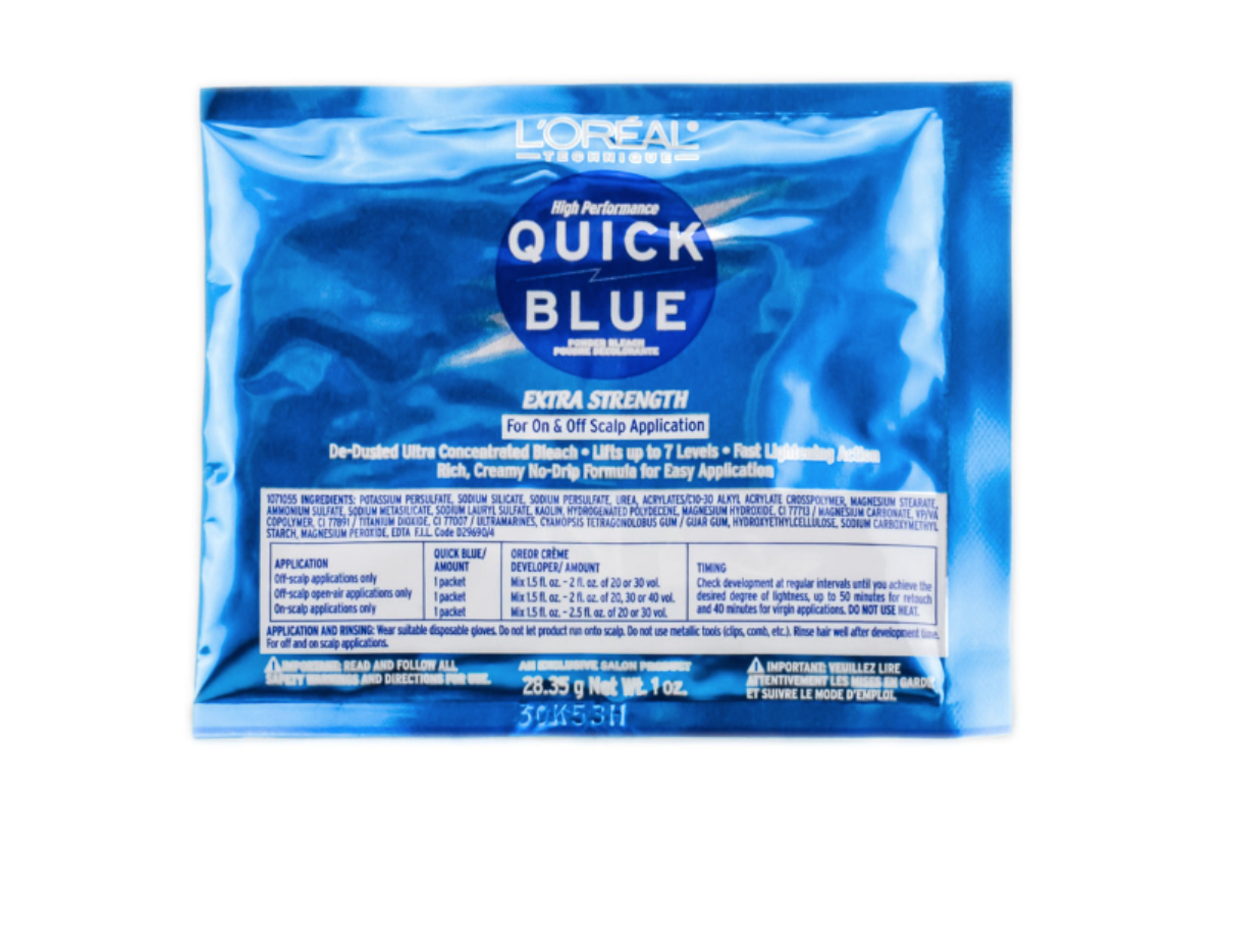 10. L'Oreal Quick Blue Powder Bleach - wide 3