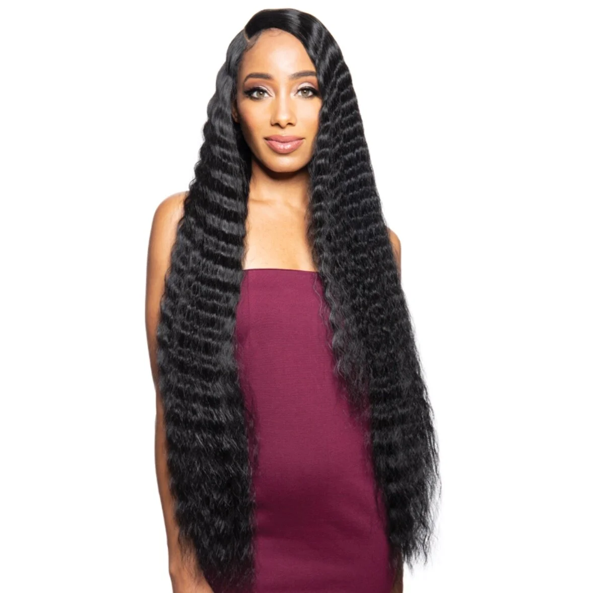 NWT! ZURY SIS CRIMP 22 Salon Fresh! | Zury Sis Beyond Synthetic Hair Lace Front Wig  main image 4