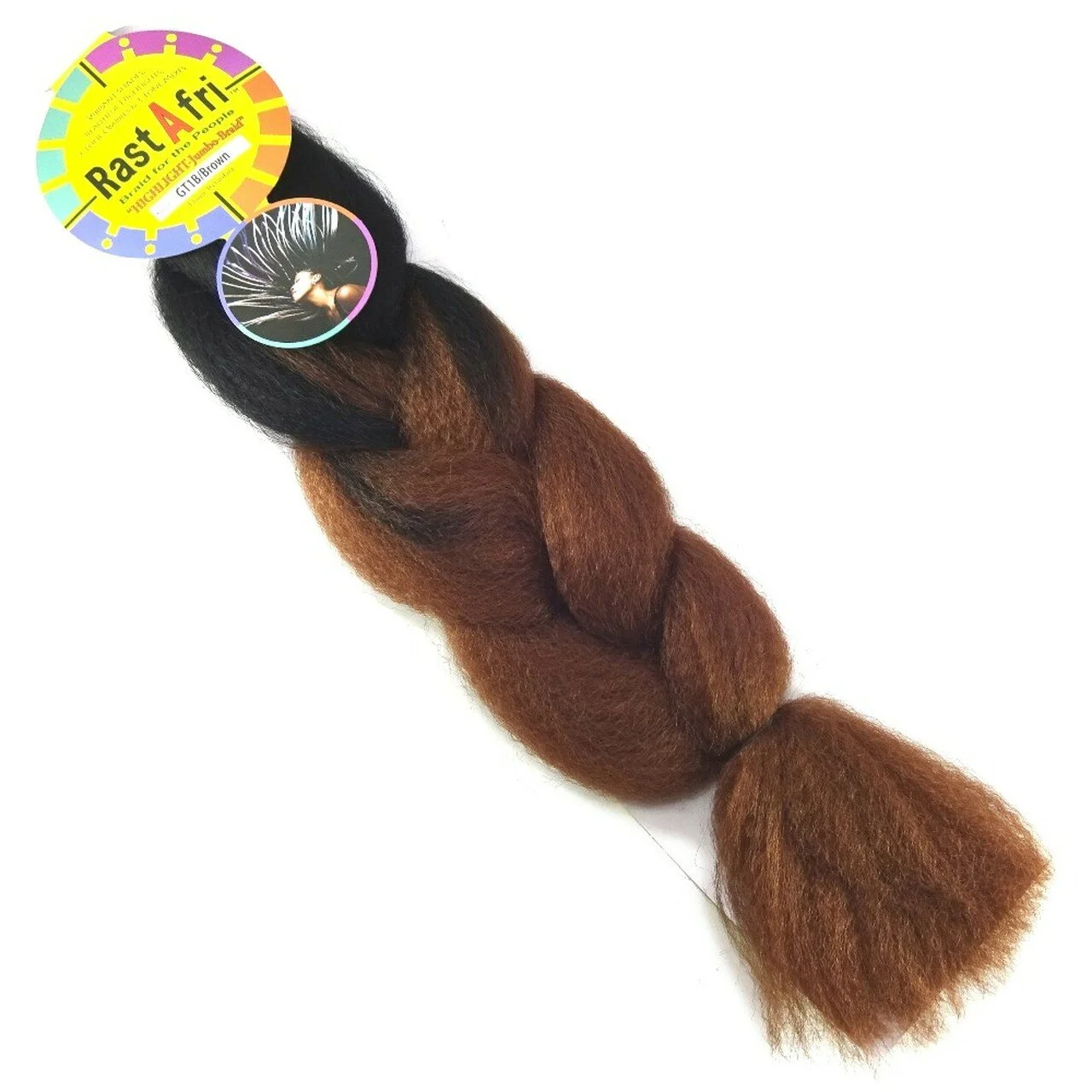 brown house of hair la RastAfri Highlight Rapunsel Braiding Hair 84" rastafri braid braiding hair highlight kanekalon long Rapunzel brown