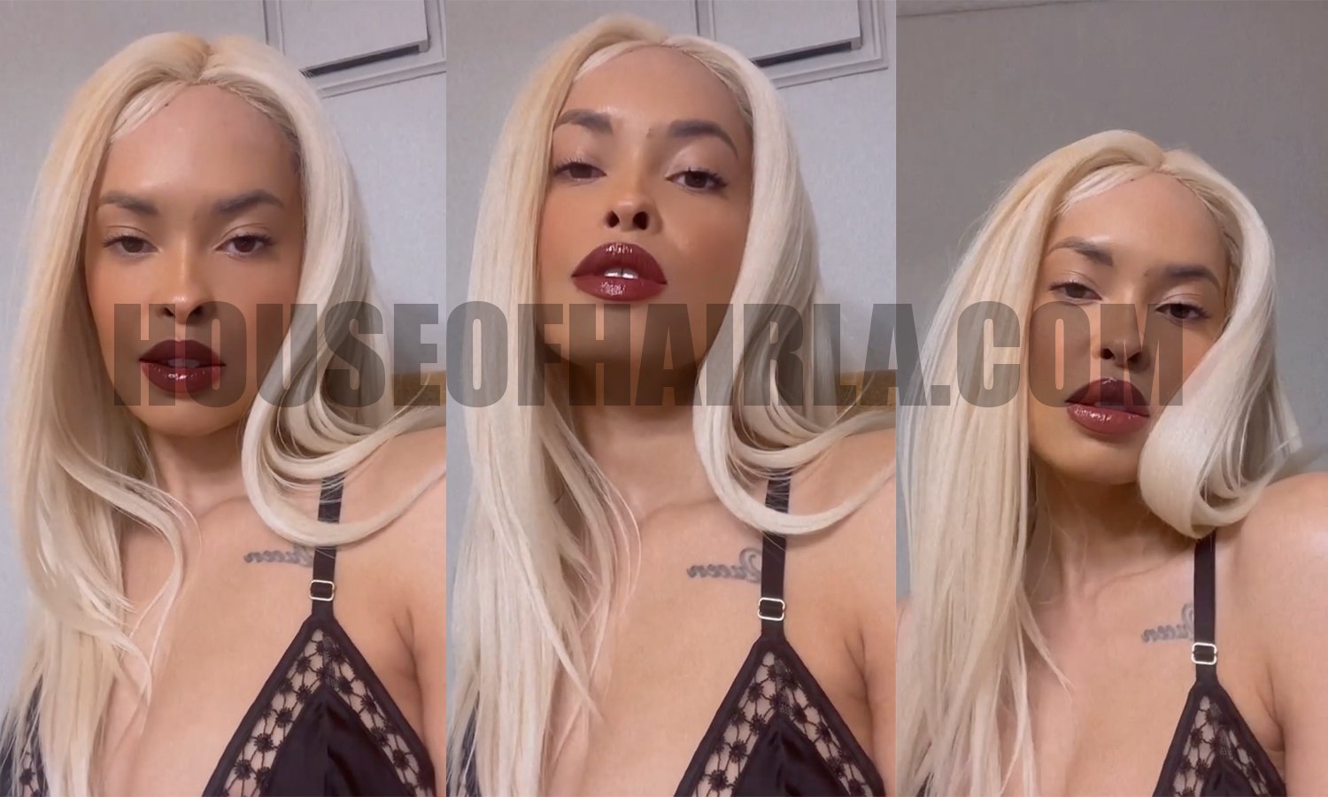 blonde 613 lace front wig house of hair la 