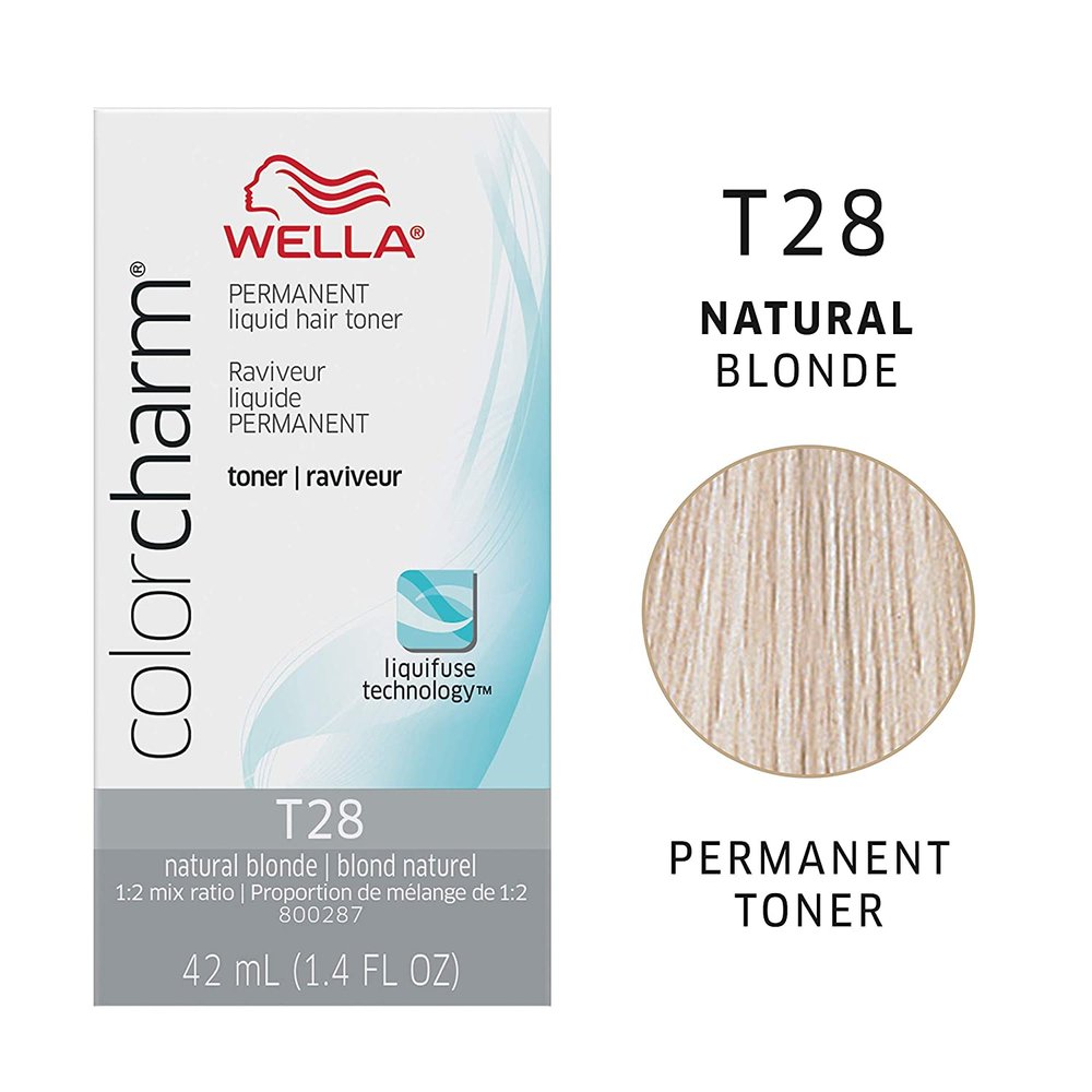 Wella Color Charm Permanent Liquid Hair Toner t28 natural blonde house of hair