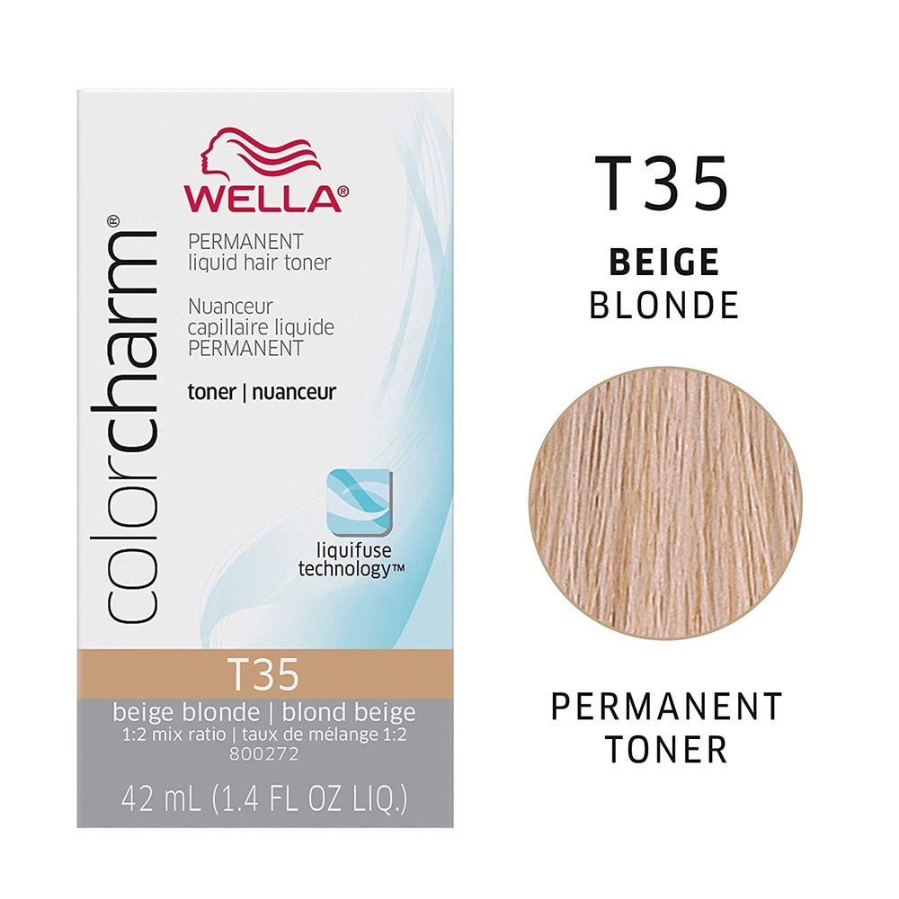 Wella Color Charm Permanent Liquid Hair Toner t35 beige house of hair