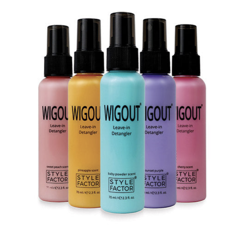 Style Factor Wig Out Leave-In Hair Detangler Spray best edge booster wig out style factor spray house of hair detangle