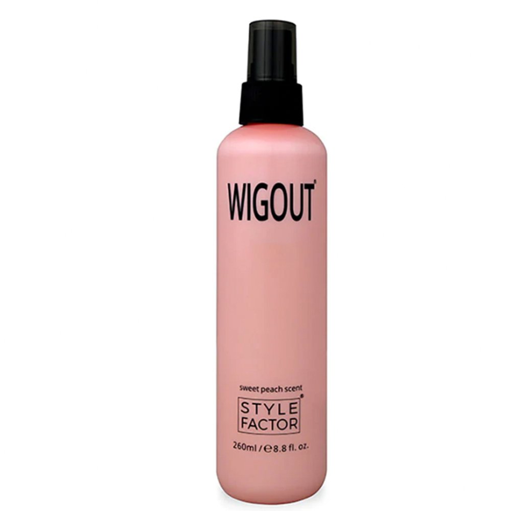 Style Factor Wig Out Leave-in Conditioner Hair Spray sweet peach