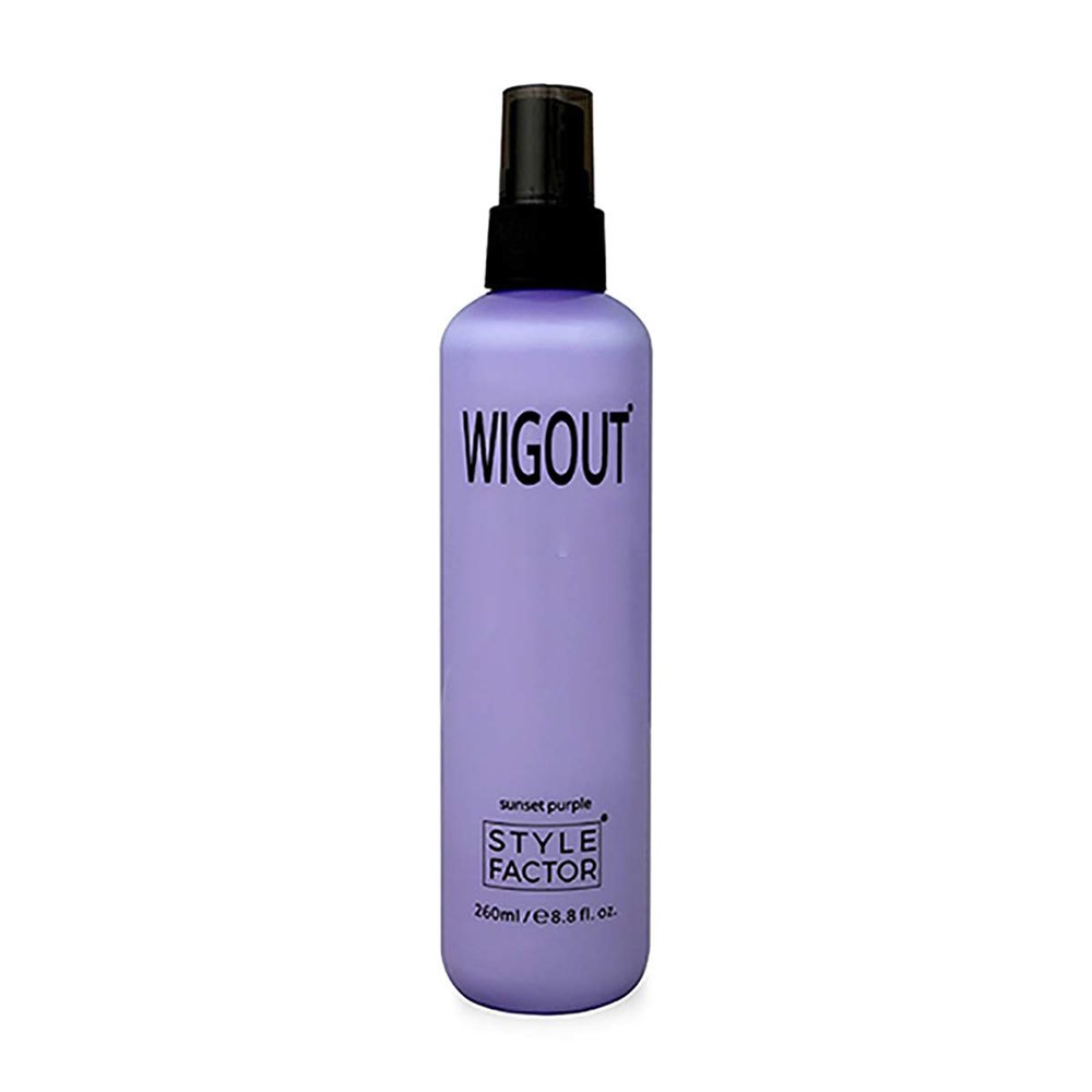 Style Factor Wig Out Leave-in Conditioner Hair Spray purple