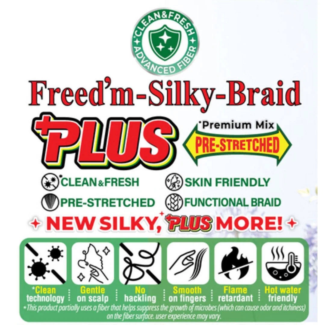 Freed'm Silky Braid Plus Pre-Stretched