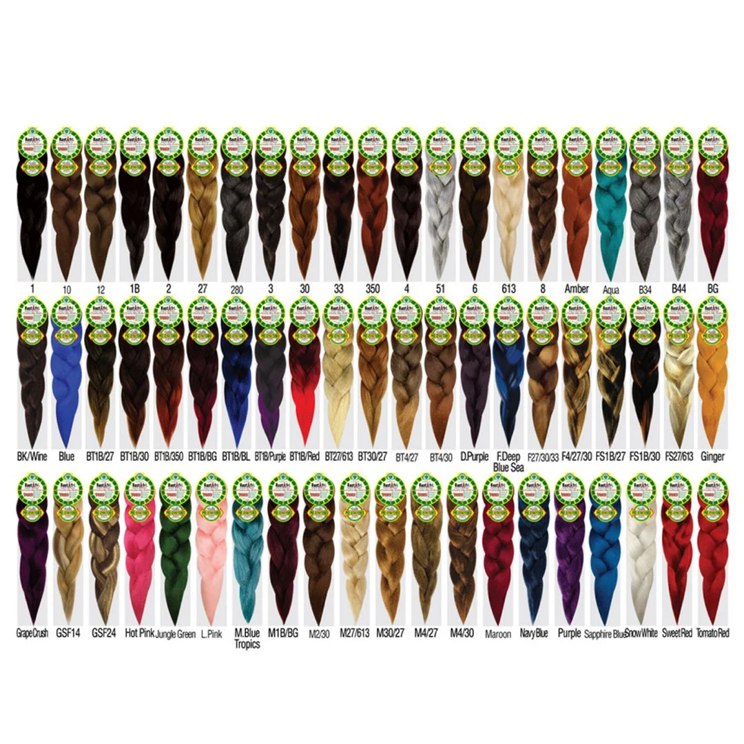 Freed'm Silky Braid Plus Pre-Stretched colors color way