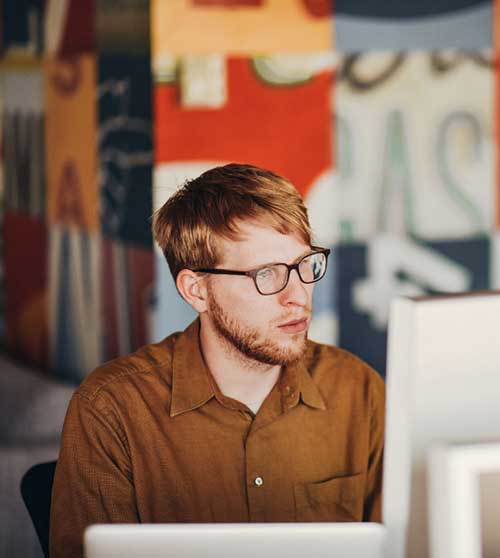 Team member working
