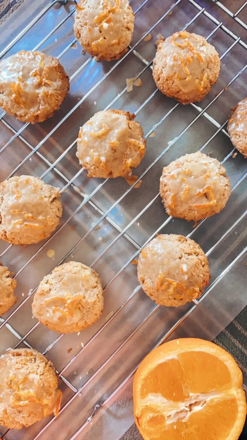 Gluten Free Orange Cookies!
