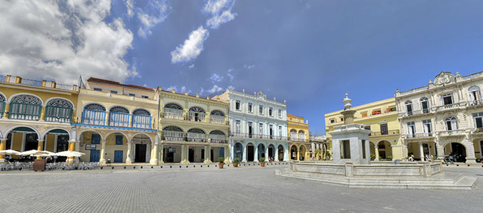 Panorama - Plaza Vieja, Cuba, Havana, March 2012