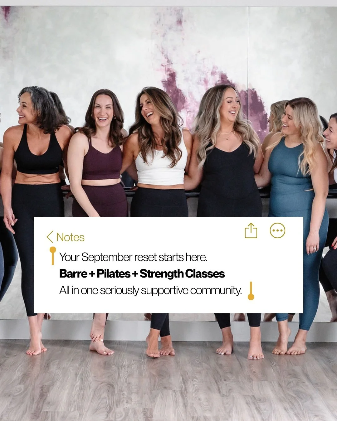 Maybe September doesn&rsquo;t need a whole new you.&nbsp;Maybe it&rsquo;s just time to get back to feeling like you again.

✨Back to moving your body.
✨Back to feeling strong.
✨Back to having an hour that&rsquo;s actually yours.
✨Back to a workout yo