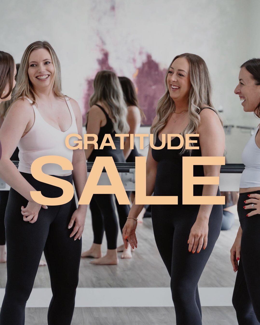 We couldn&rsquo;t be more grateful for you 🍂

Thank you for choosing us.
Thank you for supporting small &amp; local.
Thank you for making the studio feel like so much more than a place to work out. 

This weekend we hope you find a moment to appreci