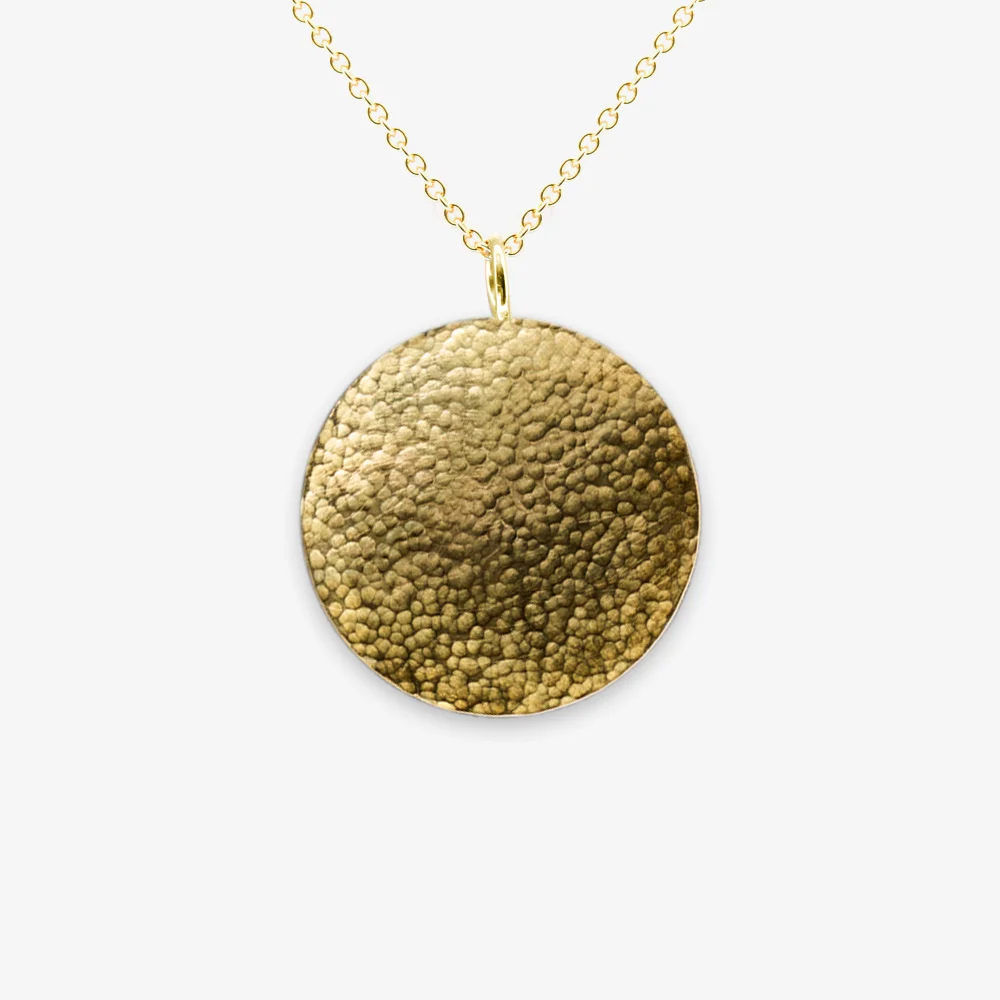 Ílios Gold Pendant — Angela Georgiou
