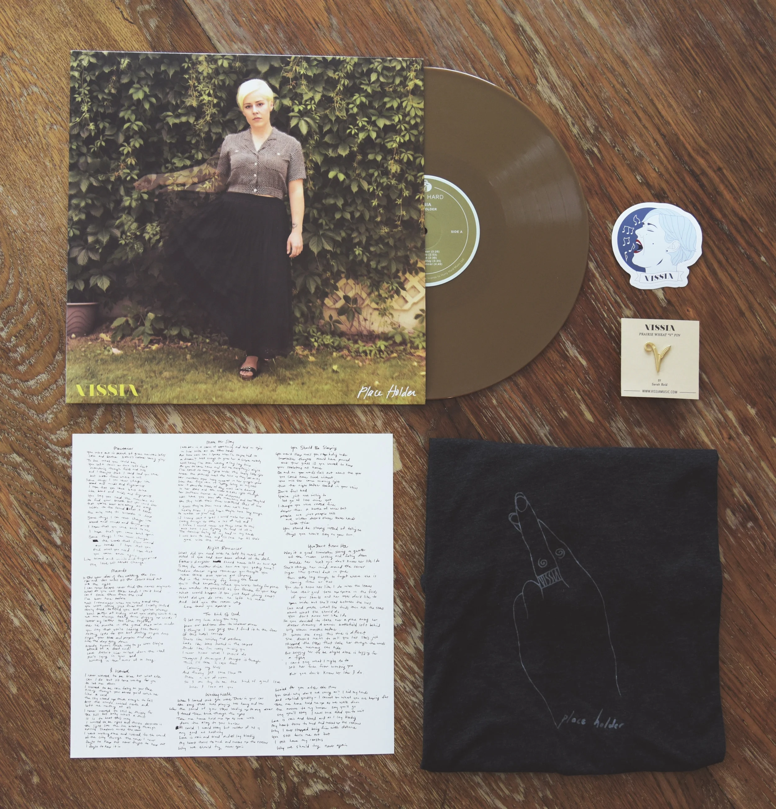 Gold Vinyl VISSIA Place Holder bundle deal