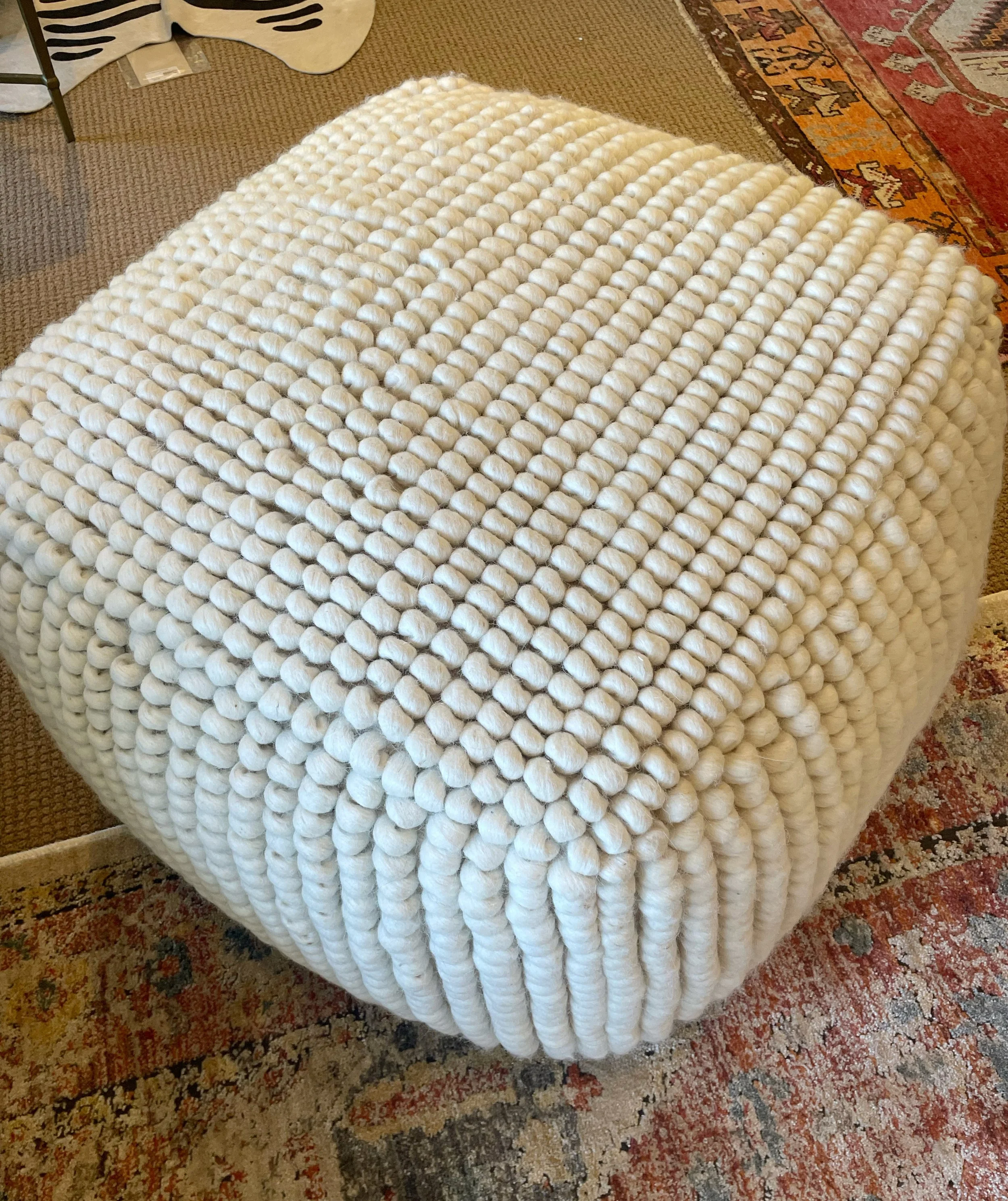 New Zealand Pouf — Merridian Home Furnishings