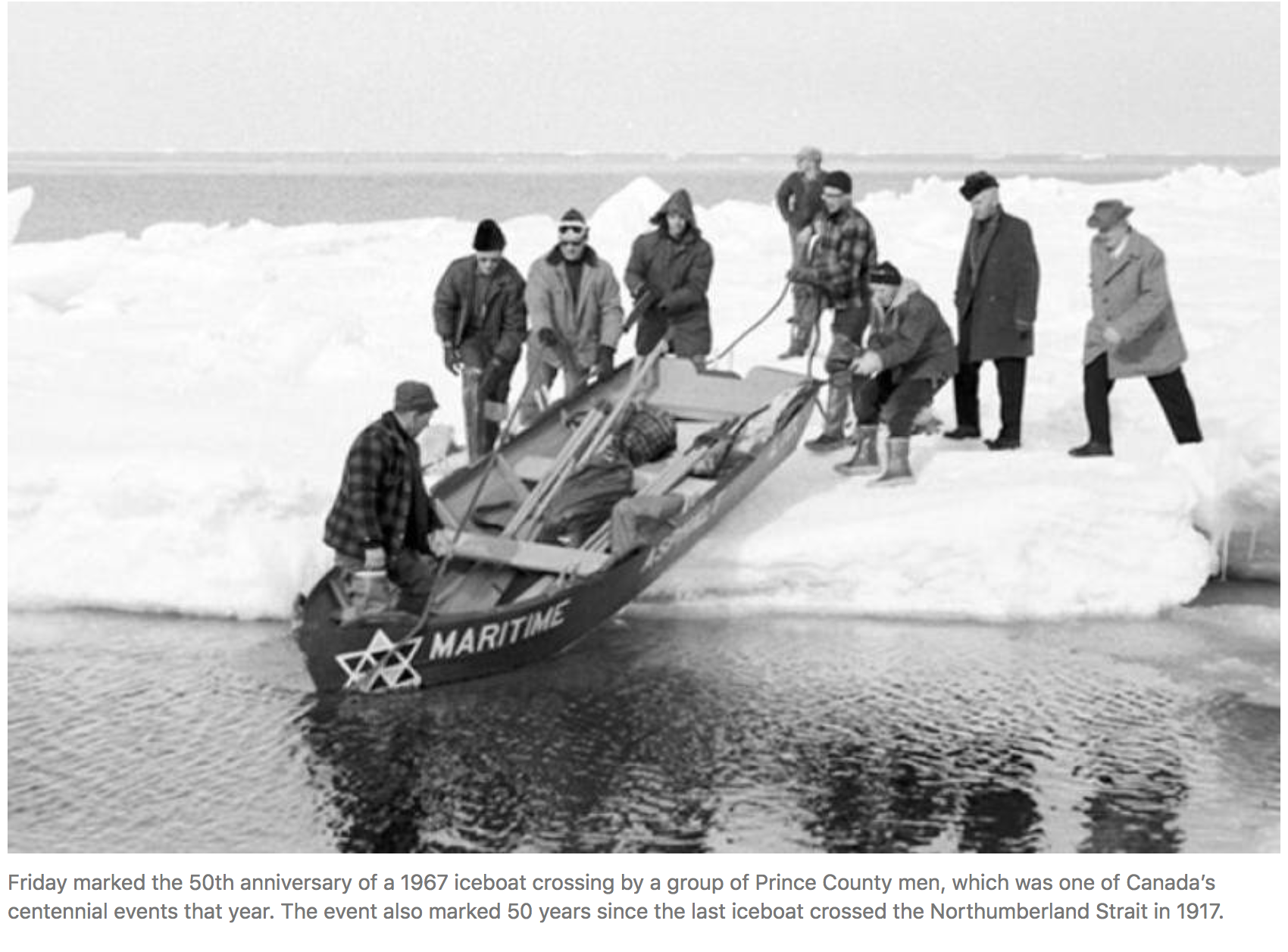 Ice Boating — Centennial Activity