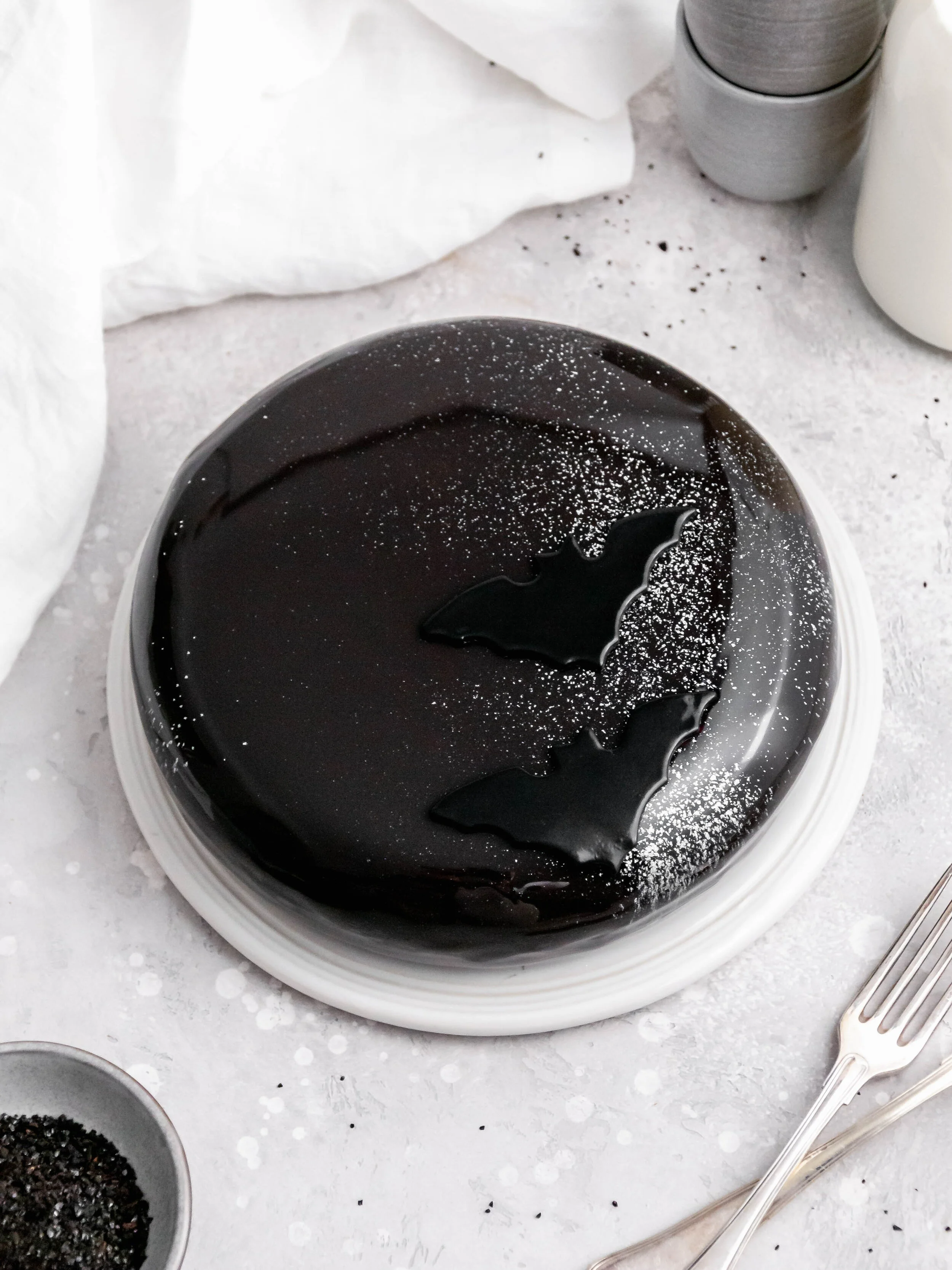 Licorice and Caramel Halloween Cake — Julie Marie Eats