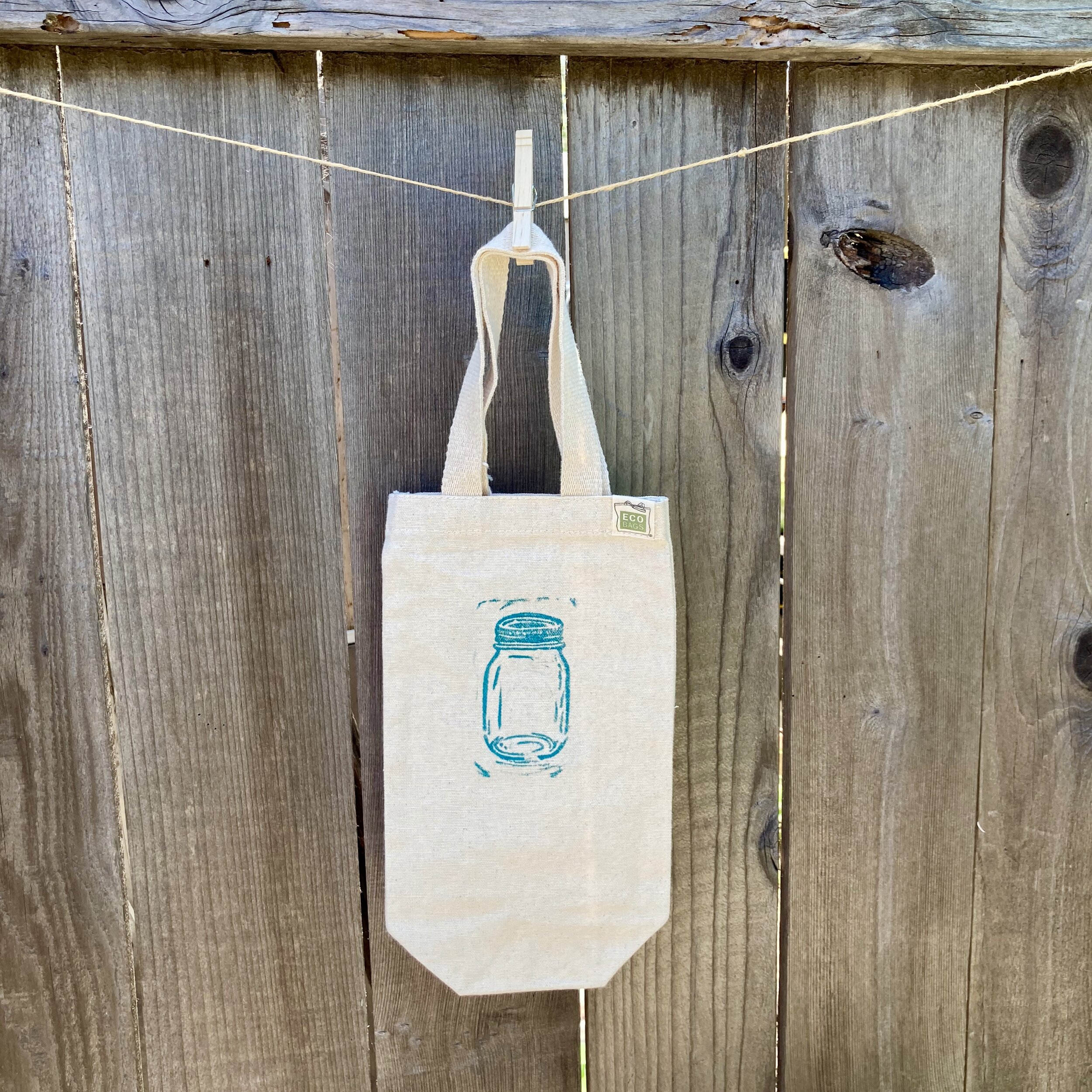 Mason Jar Wine Bag