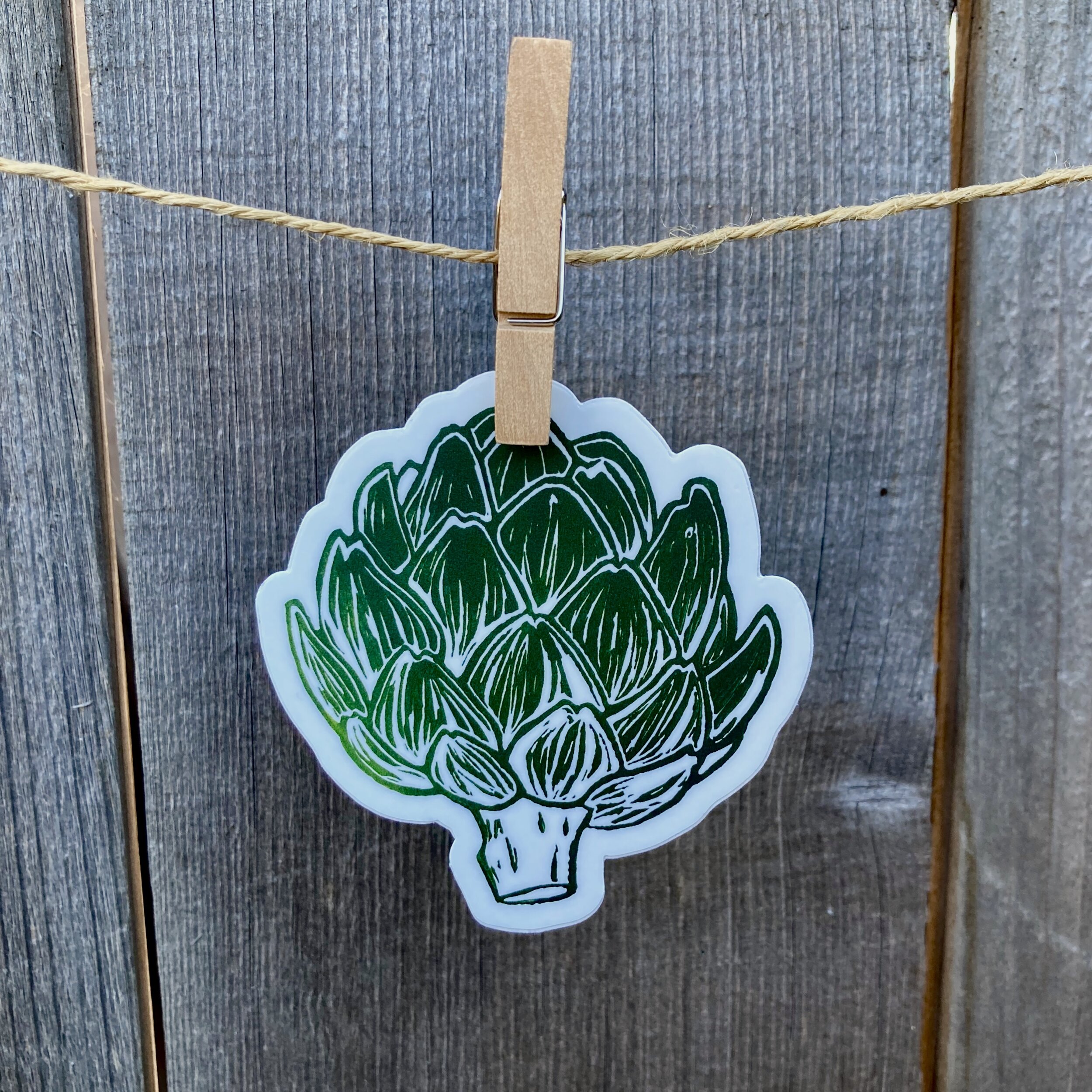 Artichoke Sticker