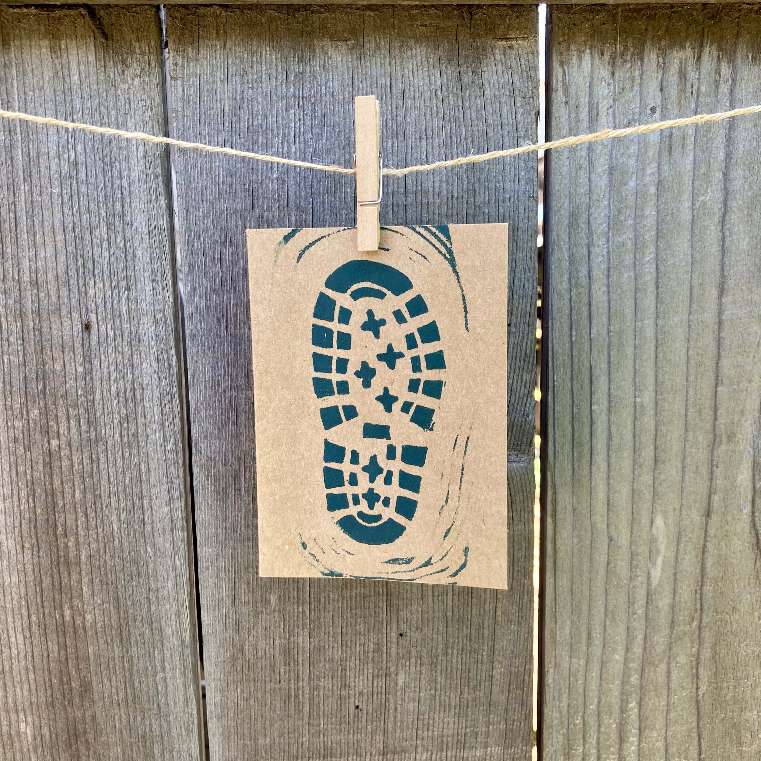 Hiking Boot Cards (Set of 4)