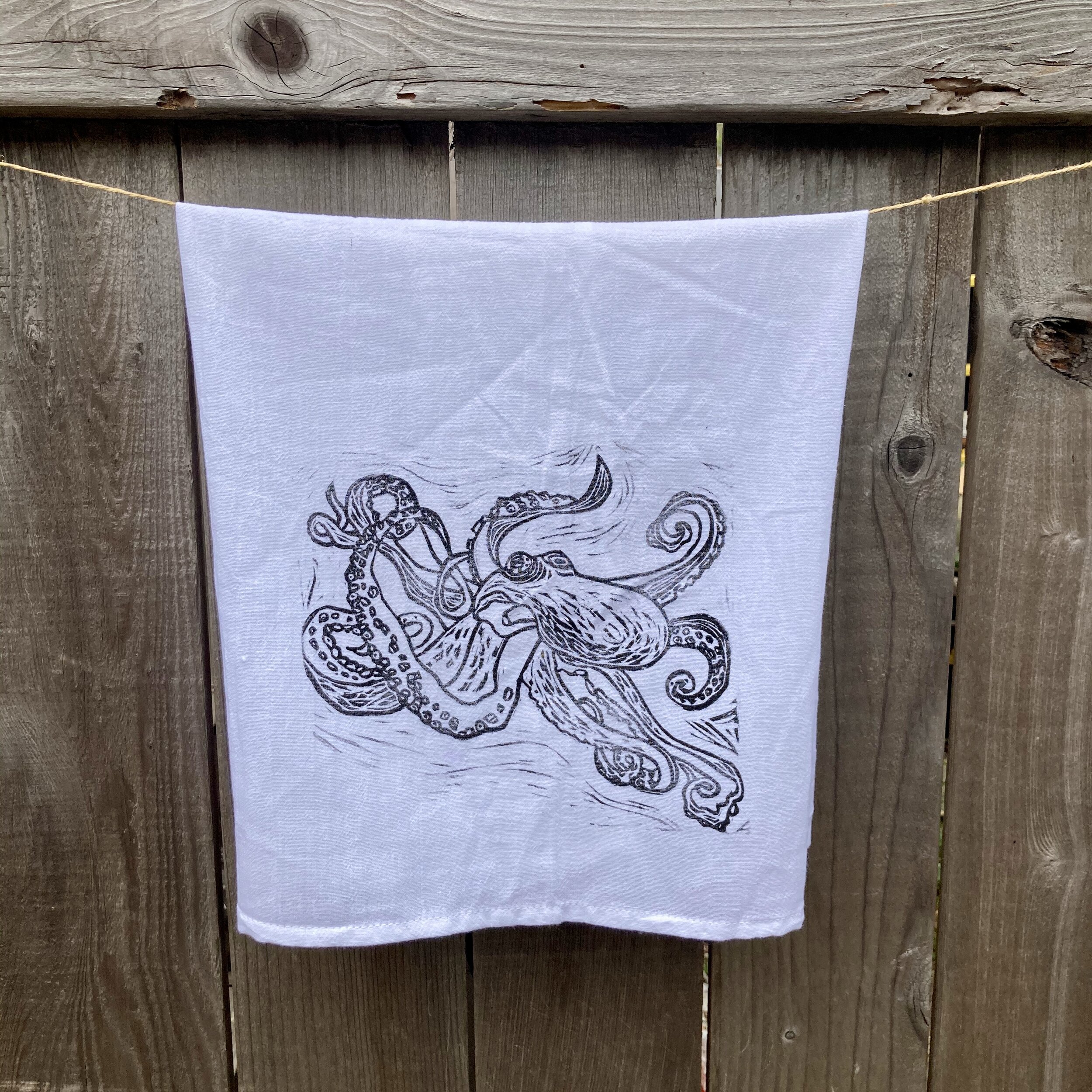 Octopus Tea Towel
