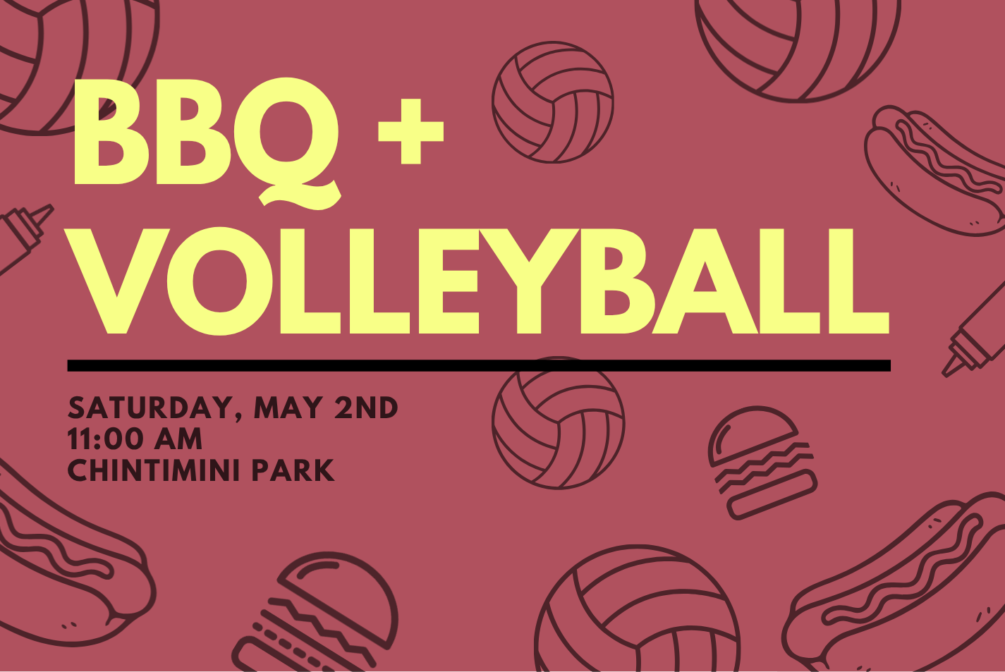 Volleyball + BBQ