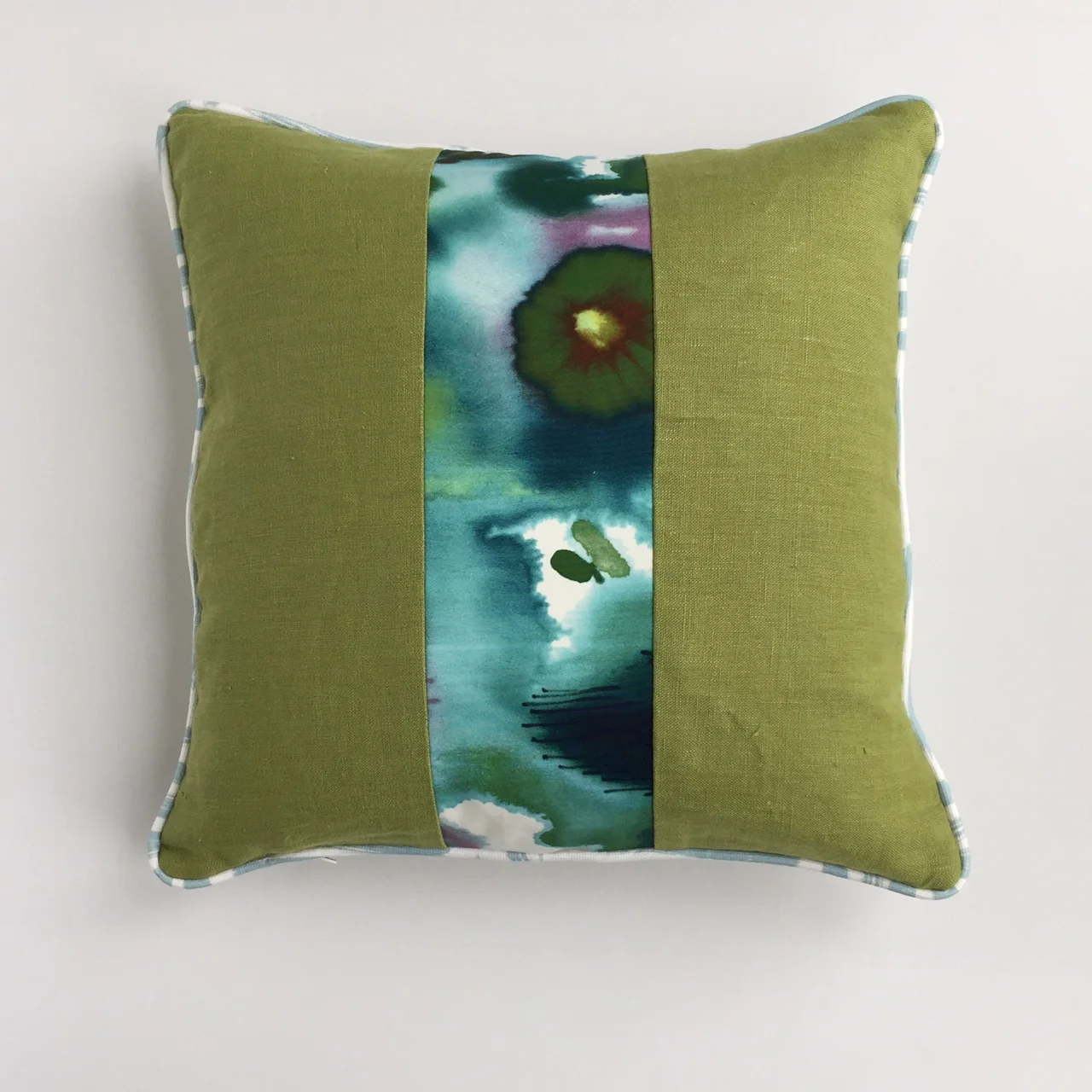 cozy giraffe custom pieced pillow handmade.jpg