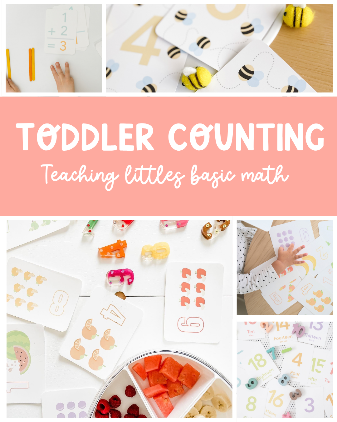 10 Different Ways to teach toddlers basic math counting skills