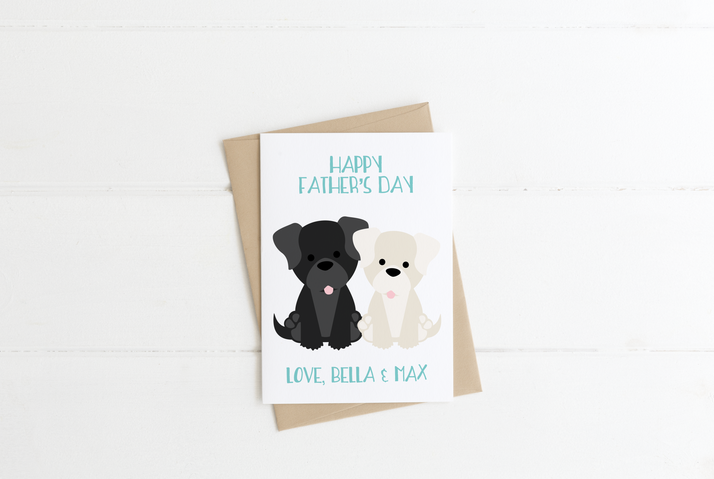 Chocolate Lab Yellow Lab Dog Mom Birthday Card