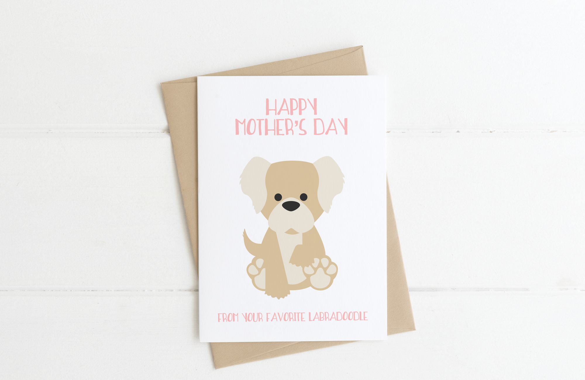 Goldendoodle Dog Mom Mother's Day Card