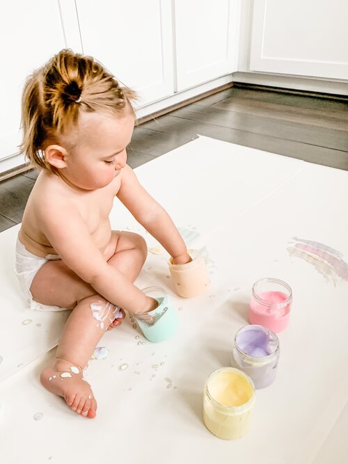 Baby Art Playground: Natural Taste-Safe Fingerpaint Play – Library