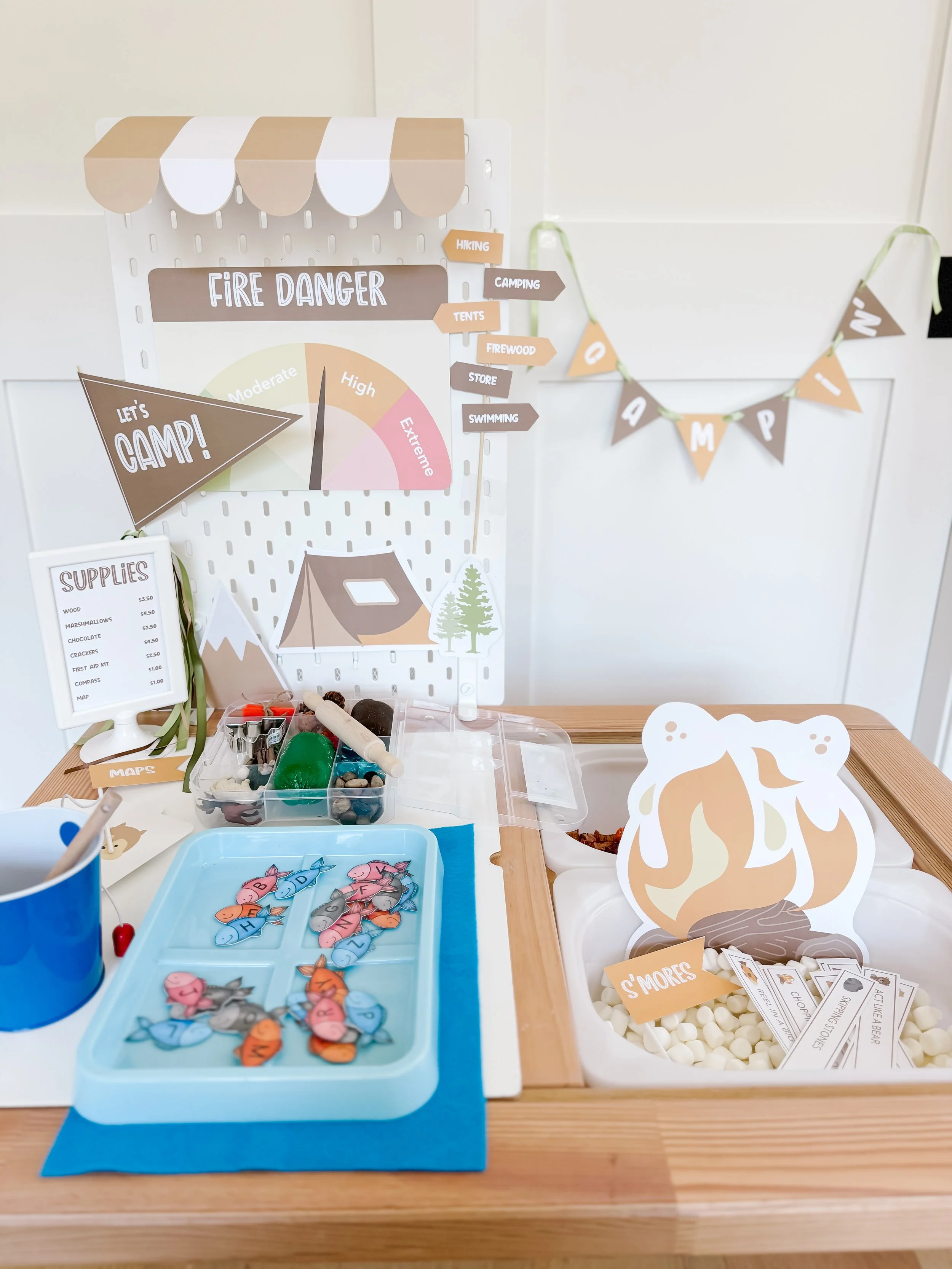 Goodnight Fox - Campfire Fun: A Dramatic Play Setup for Kids