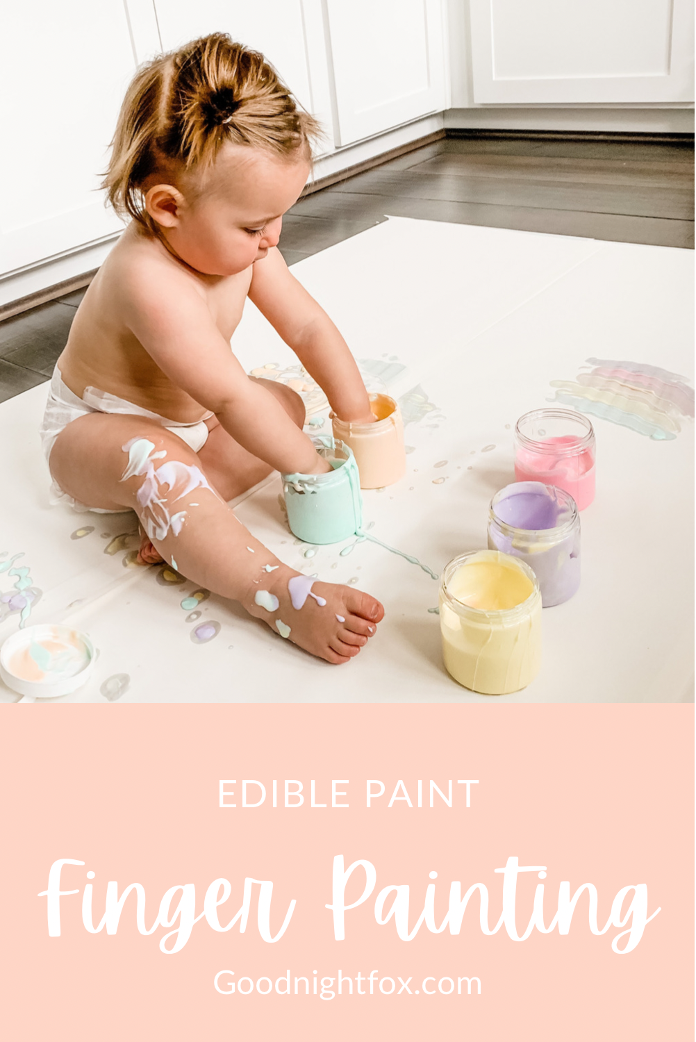 Yogurt Finger Painting