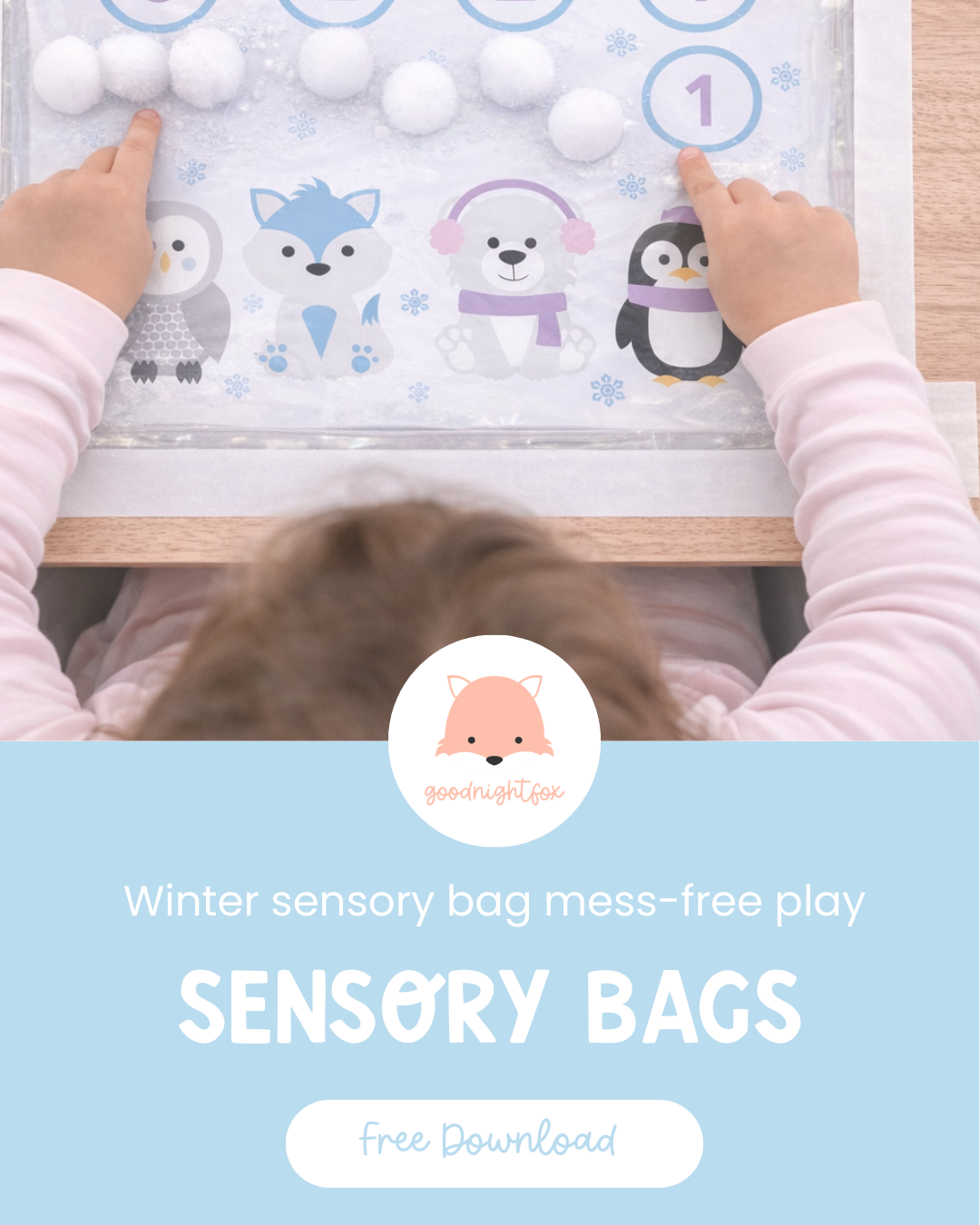 Snow Play Sensory Bags (Mess-Free Winter Play)