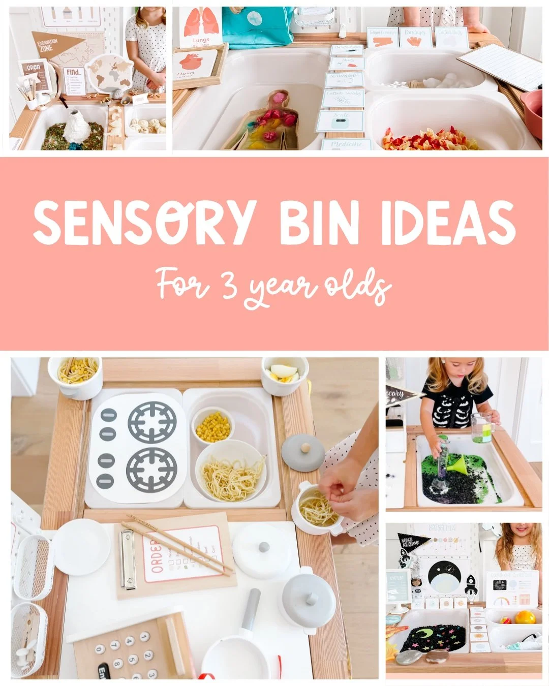 Sensory Bin Ideas for 3-Year-Olds: 8 Bins That Build Sorting, Counting &amp; Pretend Play