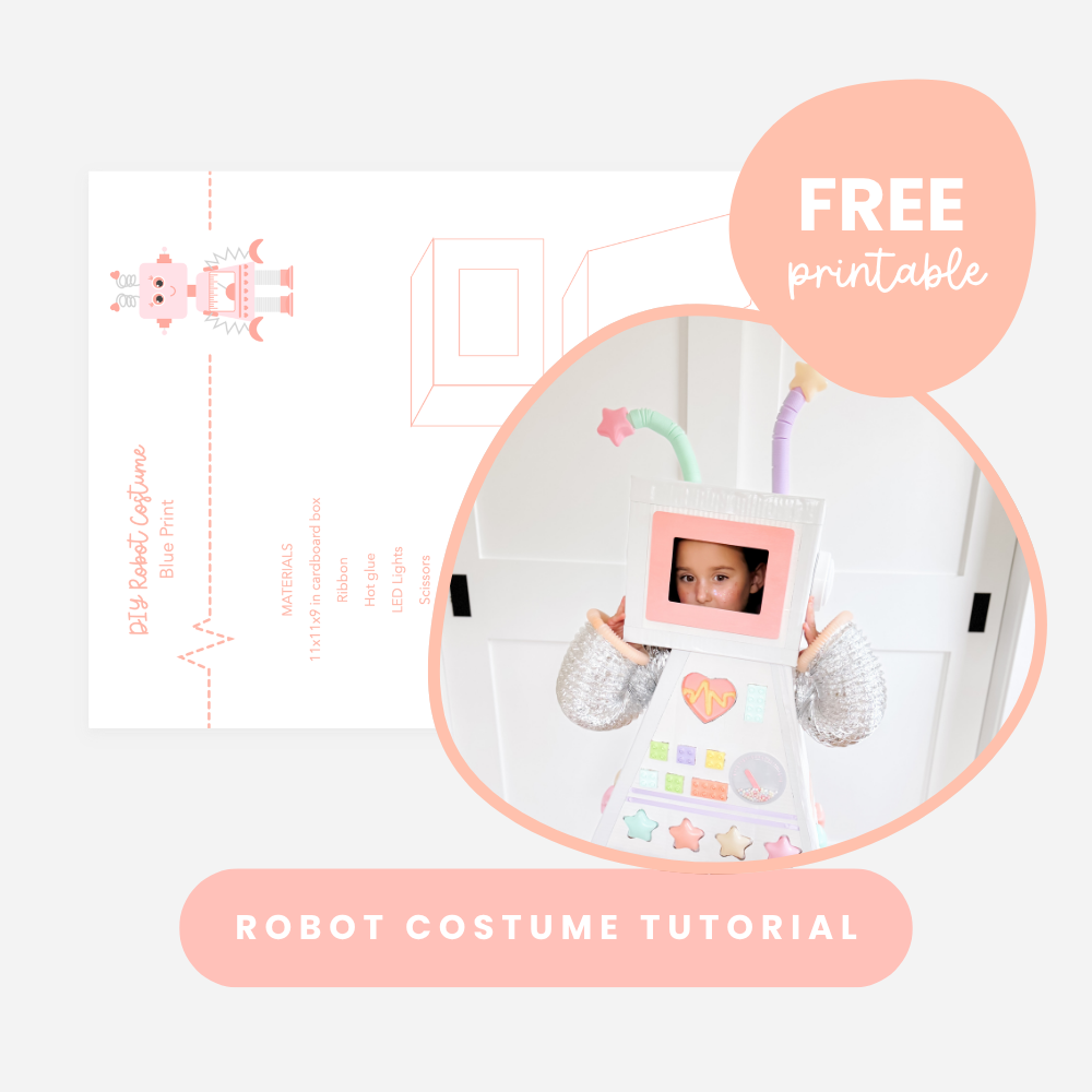 Free Robot Costume Tutorial Printable cover graphic