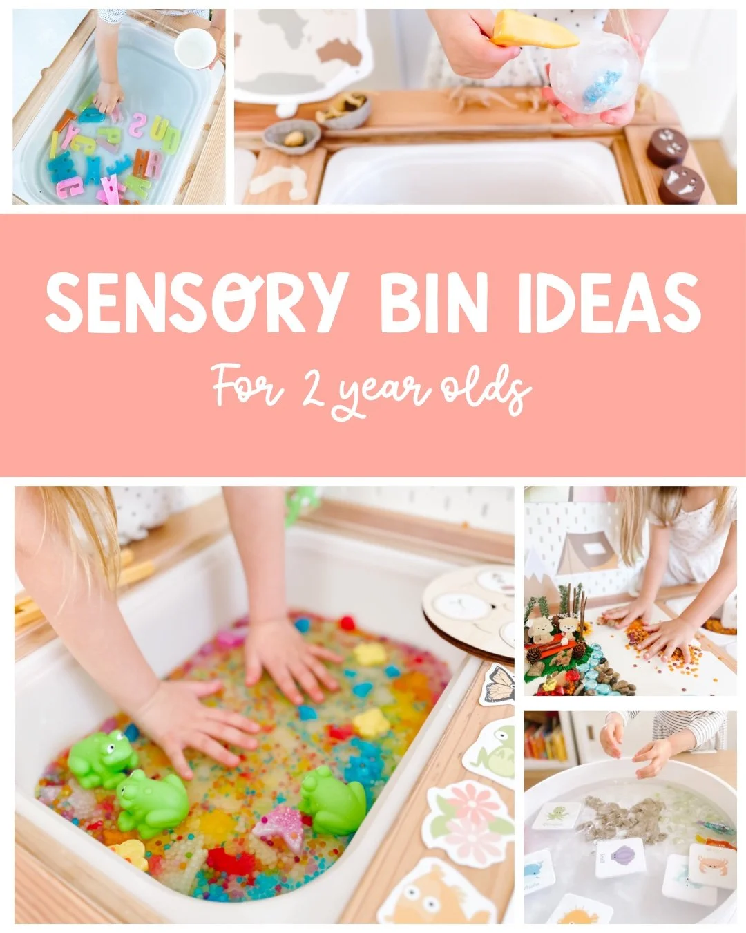 Sensory Bin Ideas for 2-Year-Olds: 8 Easy, Low-Mess Bins