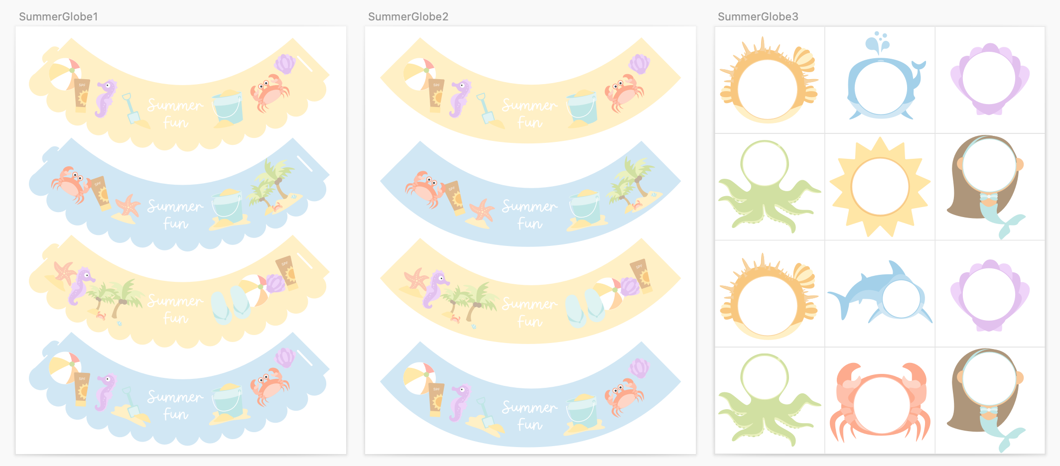 Easy preschool summer keepsake craft