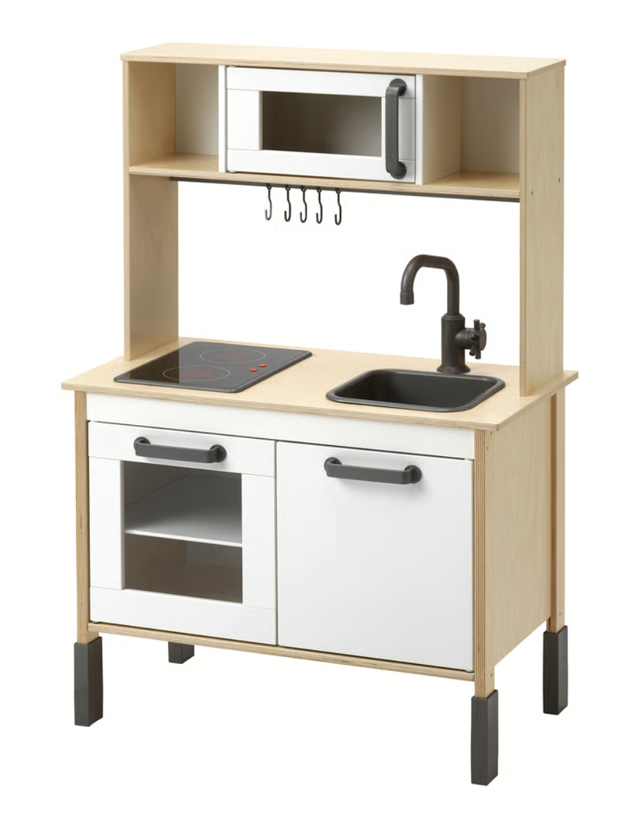 ikea play kitchen before DIY remodel