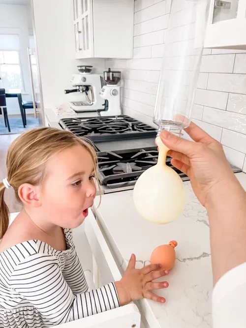 Simple DIY stress ball activity using household materials