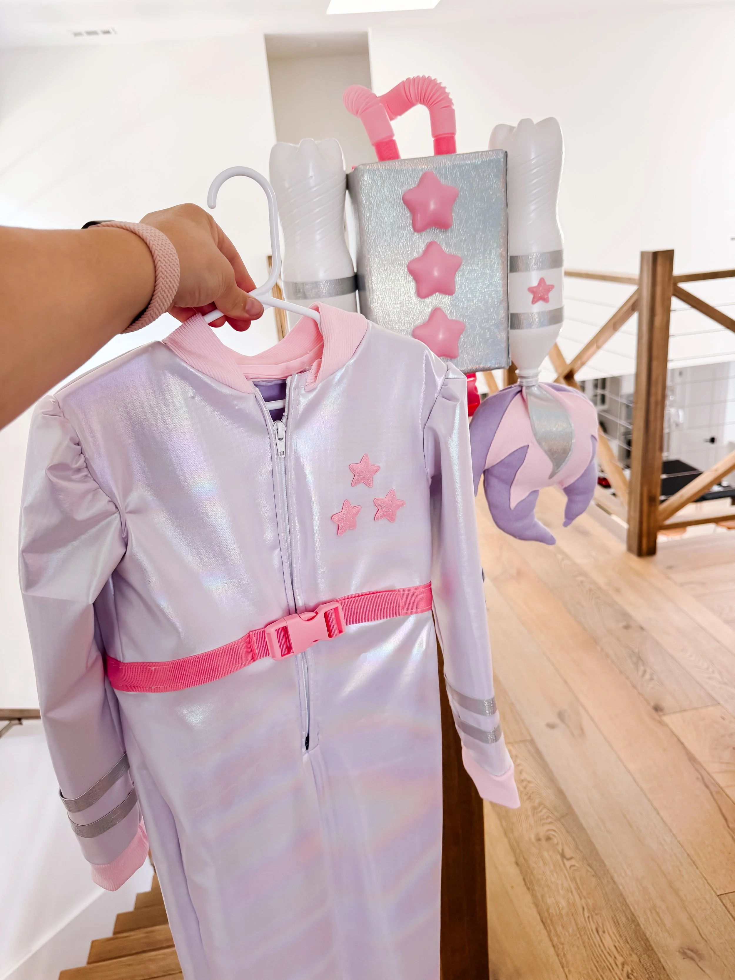 Girly Pink And Purple Astronaut Costume and Jet Pack