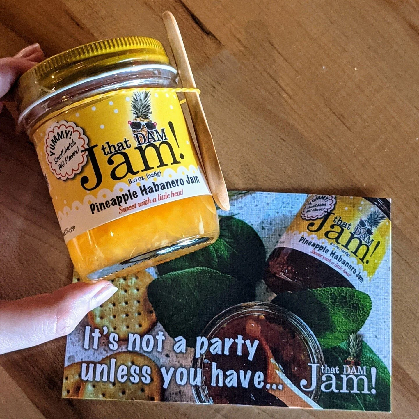 It's not a party unless you have... that DAM Jam! This delicious jam is sweet with a bit of a kick and is perfect alongside our quark.  If you're looking for something quick and easy to serve at your next party, look no further!