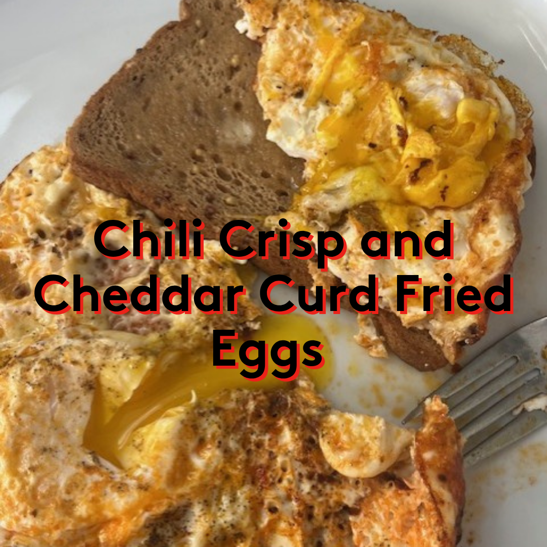 Curd and Chili Crisp Fried Eggs 
